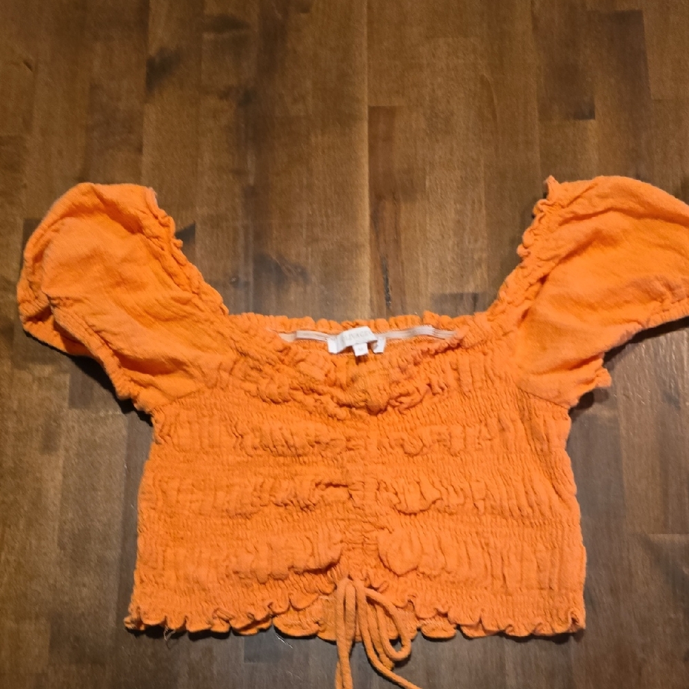 Orange Crop Top